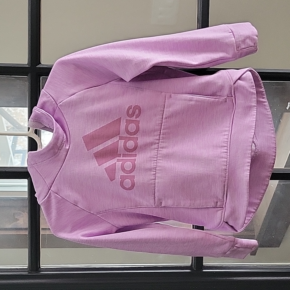 Adidas toddler girl purple hoodie, 2T